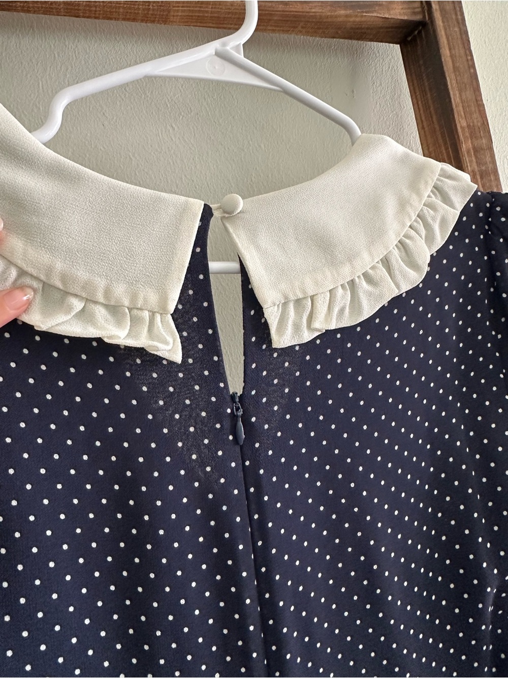 Reformation Edalene Dress Polka Dot - Picture 10 of 10